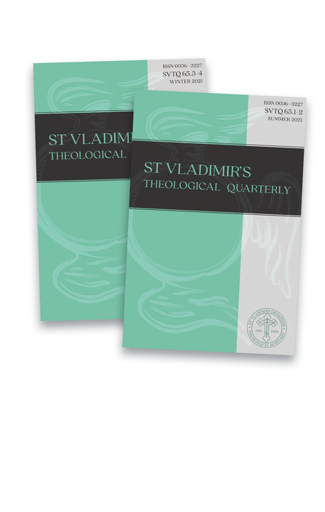 St Vladimir's Theological Quarterly, Volume 65, Numbers 1-4 (2021) - INTERNATIONAL ONLY