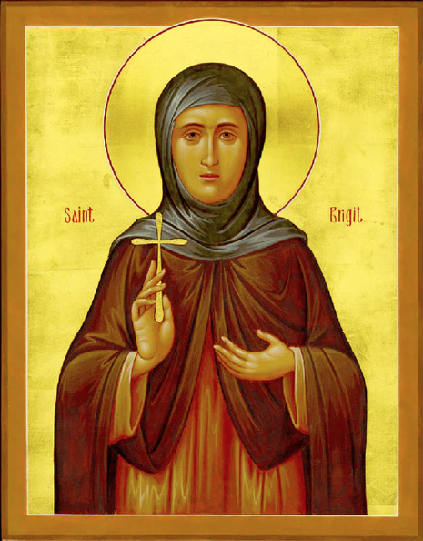 Icon - St. Brigit of Kildare